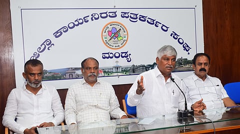 Former Minister C.S. Puttaraju criticizes C.P. Yogeshwar Mandya