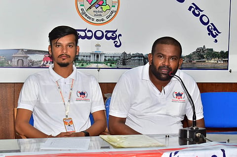 Grihak Dakshata Kalyan Foundation Press Conference Mandya