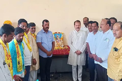 Human Welfare, Kanakadasa, MLA C.S. Nadagowda, Muddebihal, Parasurama Chaudakera, Tehsildar, M.N. Madari,