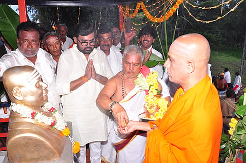 Inauguration of Sabhabhavan at Y Yarahalli village Mandya