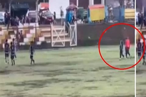 Lightning strikes football player mid match leading to end life
