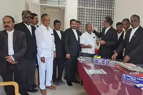 Muddebihal Court, Notary Day, S.S. Malagatti, R.B. Patila, L.S. Matei, S.H. Lotageri,