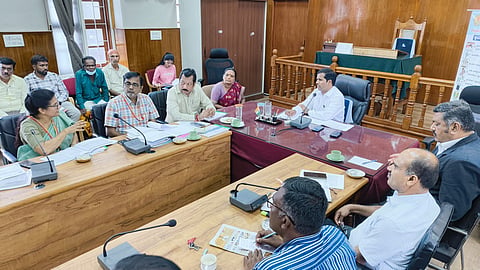 Progress Review Meeting on Tuberculosis Eradication Mandya