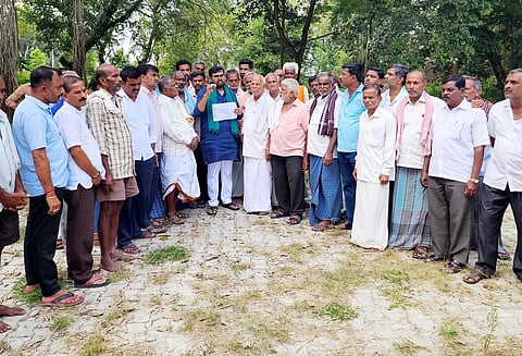 Protest in Kottathi Village Mandya