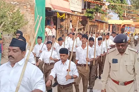 RSS movement in Aminagad