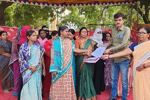 Shanta Mamani, Anganwadi worker, Muddebihal, Nyaya, Tehsildar, Talikote, MLA C.S. Nadagowda, Kuntoji,