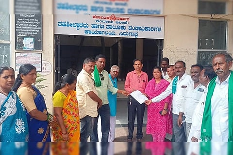 Siraguppa Farmers Appeal for Paddy Bying Centr Open