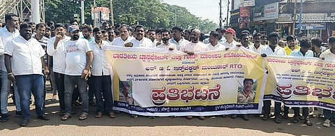 Transporters Association Protest