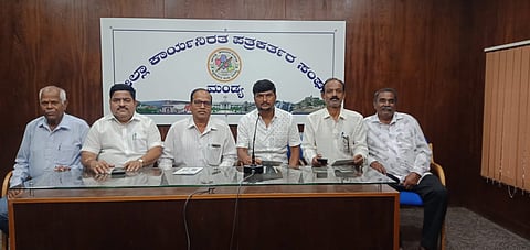 Veerashaiva Lingayat Mahasabha press conference Mandya