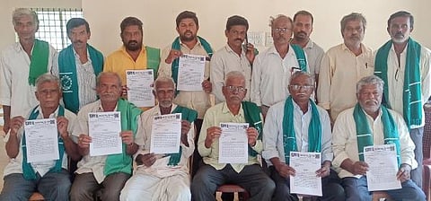 raitha sanga press meet