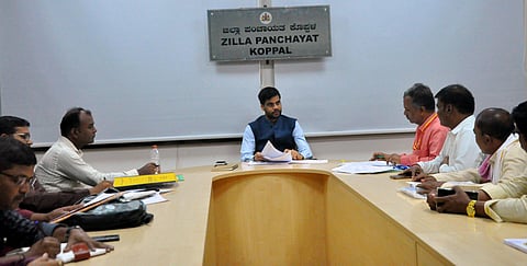 district koppal zp ceo meeting