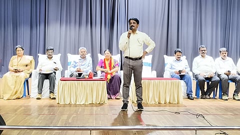 ADC meeting with officials Mandya