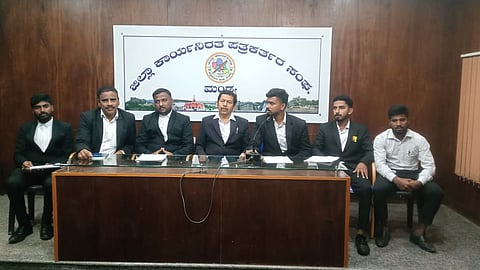 All India Bar Association press conference Mandya
