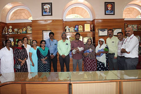 Birth of triplets at Mims Mandya