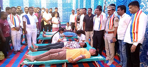 Blood donation camp Mandya