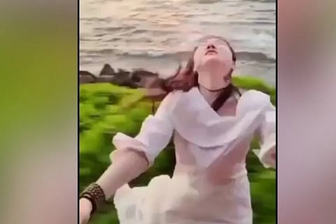 Chinese Woman Tourist Miraculously Survives After Falling From Running Train
