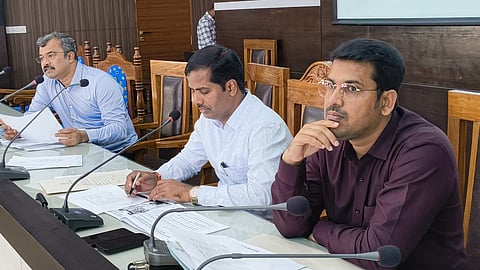 DC meeting with farmers and officials Mandya
