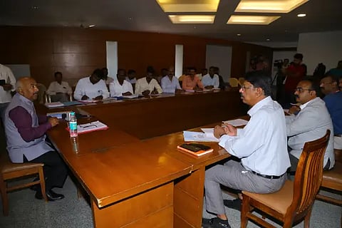 Deputy Lokayukta, Justice K.N.Phanindra meeting