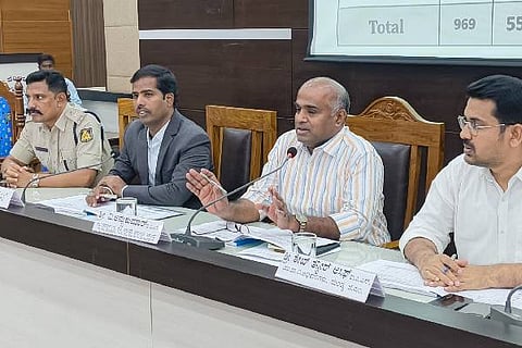 District Incharge Secretary Meeting Mandya