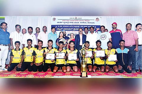 Gangavathi State Level Tennis Volleyball Tournament