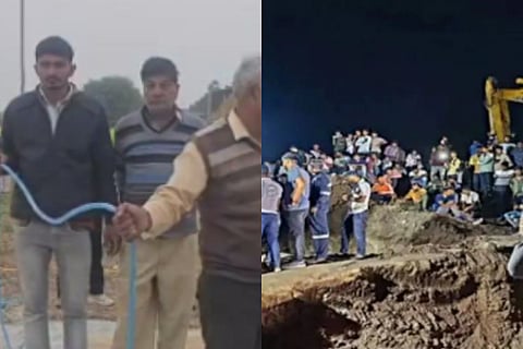 Girl Falls Into Borewell