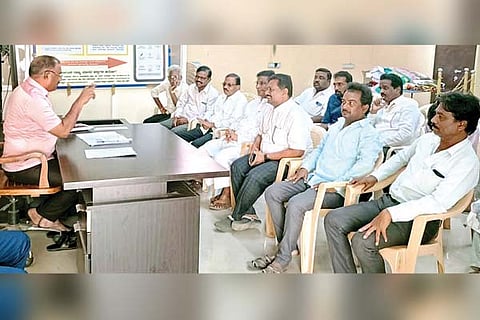 Kampli Vishwakarma jayanti pre meeting