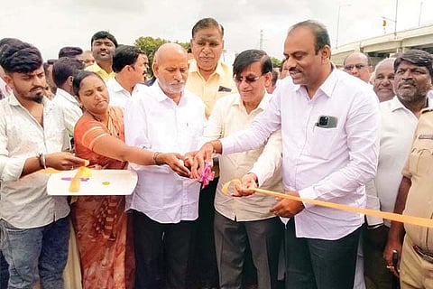 Kukanur Railway Gate flyover work inaugurated