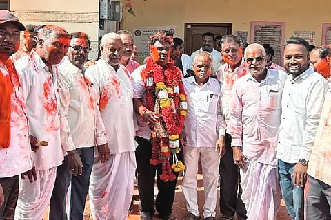 Sanadi elected unopposed as Saidapura Grama Samiti President