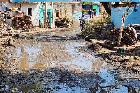 Sewage problem in Kolur village