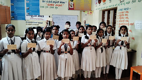 Students who have written to come to the conference Mandya