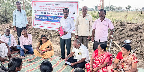 district koppal alavandi village handycap grama meeting