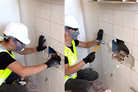 Bathroom Wall