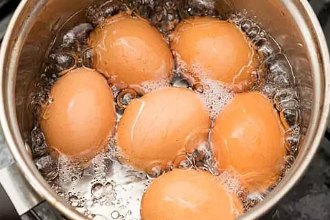 Boiled Eggs Water