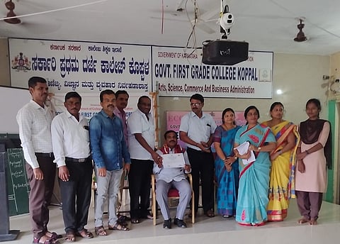 district koppal govt degree collage special lecture