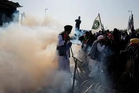tear gas