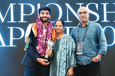 web gukesh parents