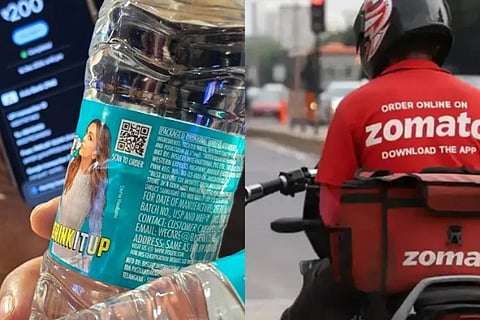 zomat water bottle