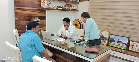 District Koppal Land record Computerize Minister tangadagi