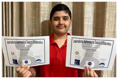 14 year old Noida boy discovers asteroid via NASA project