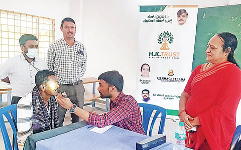70 ಜನರಿಗೆ ನೇತ್ರ ತಪಾಸಣೆ