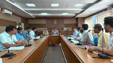 district koppal road safty meeting dc naleen athul