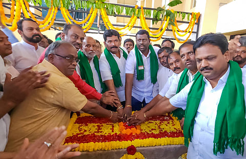 district koppal minister shivaraj tangadagi lift irrigation