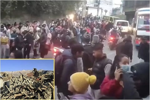 32 dead as massive earthquake strikes NepalTibet border