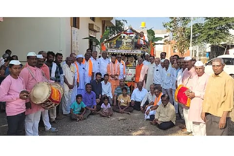 A grand welcome to Siddharth's Jyoti Yatra