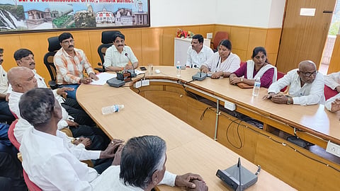 Additional District Collector Meeting Mandya