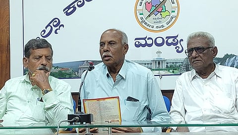 Bhoomi Siddeshwaraswamy Temple Development Committee Press Conference Mandya