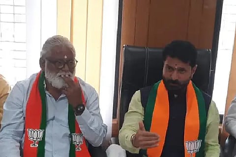 C T RAVI-n mahesh PRES MEET