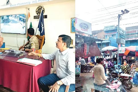 CCTV camera surveillance for Savanur
