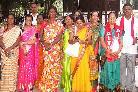 CTD STRIKE-ANGANAVADI---