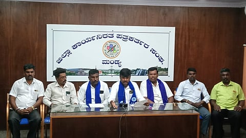 Dalit Sangharsh Samiti press conference Mandya